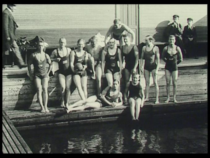 Kallbadhuset i Eskilstuna 1917