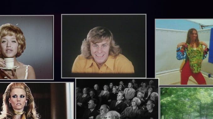 Collage av sex stillbilder ur olika reklamfilmer, bl a Björn Borgs leende nuna och en kvinna ur en Festis-reklam.